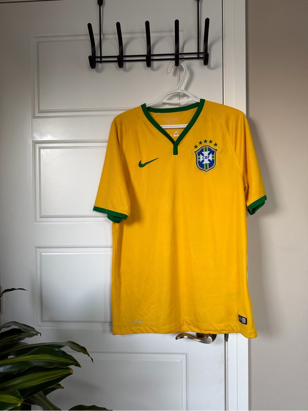 Nike Brazil Men's Yellow National Team Soccer Jersey